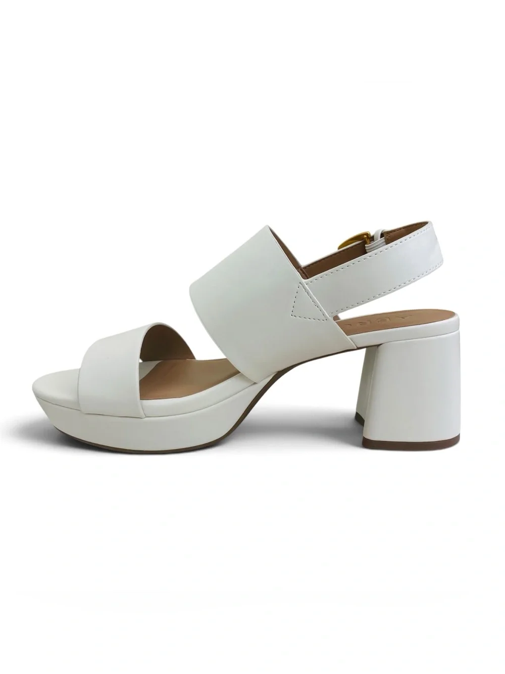 AEROSOLES Camilia Platform Sandals Sz 9M Minimalist Chunky Block Heel